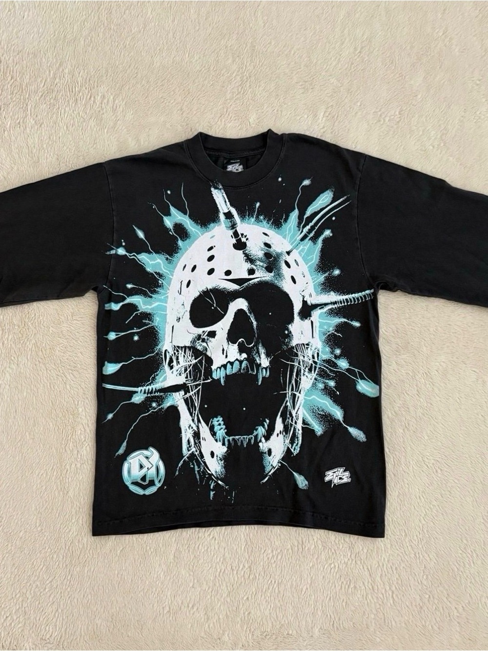 Men’s Evil Vice T-Shirt, Power Outage, Long Sleeve, NWT
